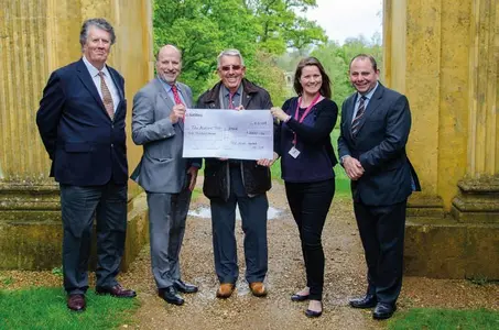 The Lodge of Nine Muses makes National Trust donation